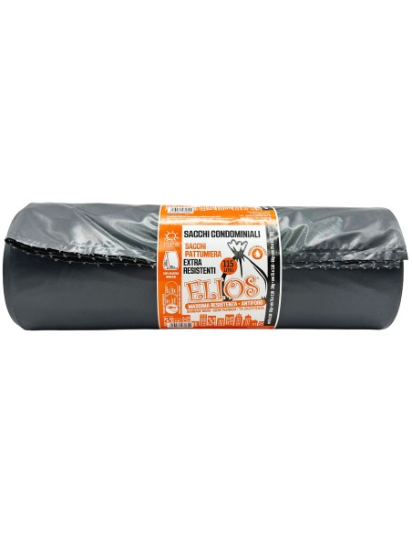 The Best 1kg Sacchi Resistenti 75x110cm 115l Neri - Raccolta Differenziata